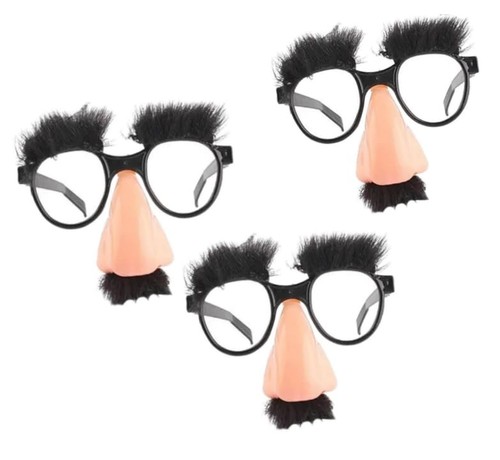 Lustige brille mit großer - lustige,